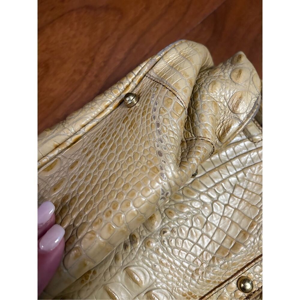 Brahmin women’s Collette Melbourne croc embossed‎ leather bag - Picture 11 of 16